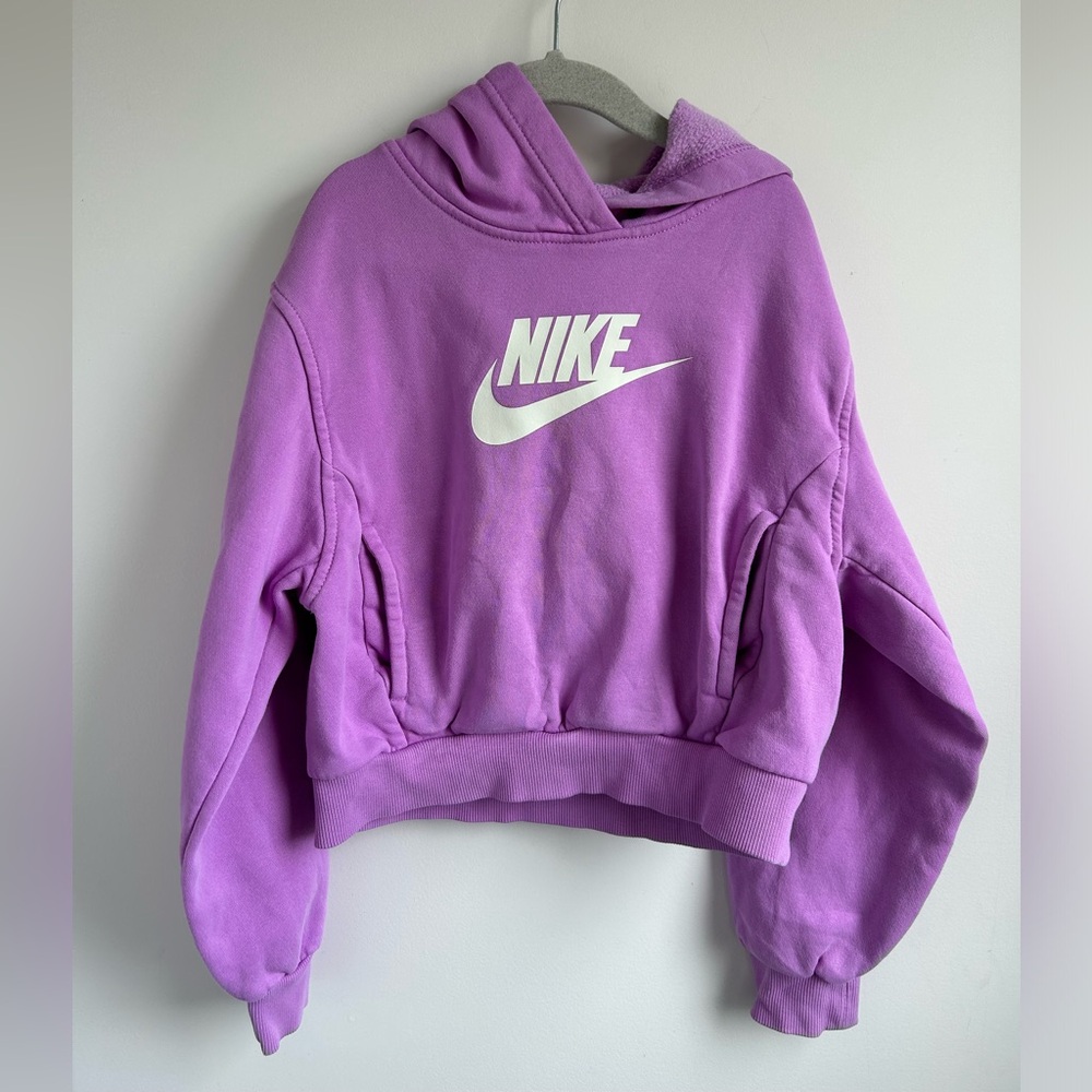 Nike Lavender Pullover Hoodie with White Logo